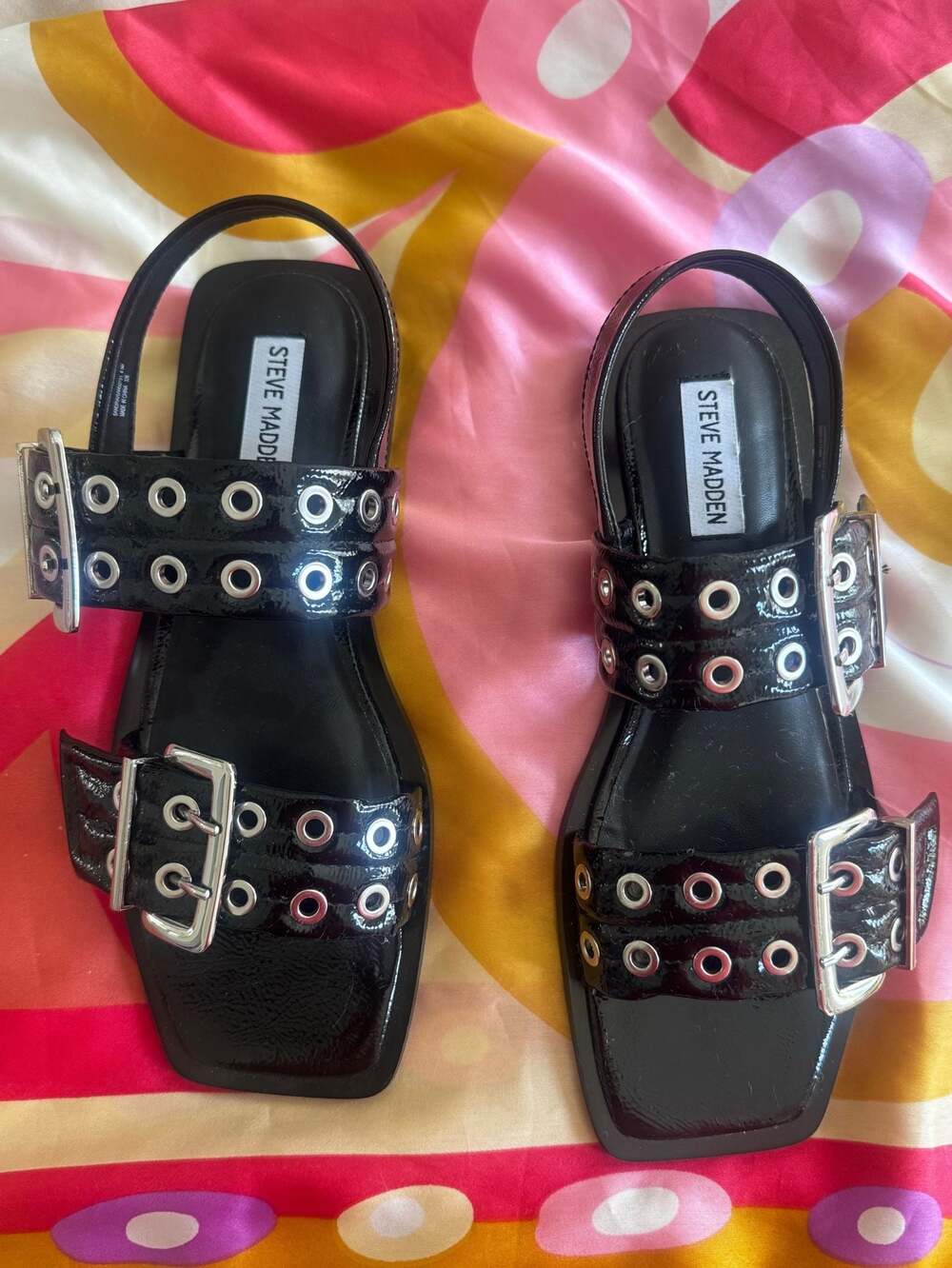 Steve Madden Sandria Moto Slingback Sandal